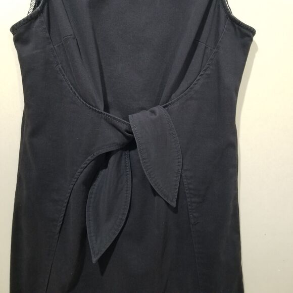 Anthropologie Dress 10 HOLDING HORSES Clara Tie Front Sleeveless Sheath - Picture 6 of 10